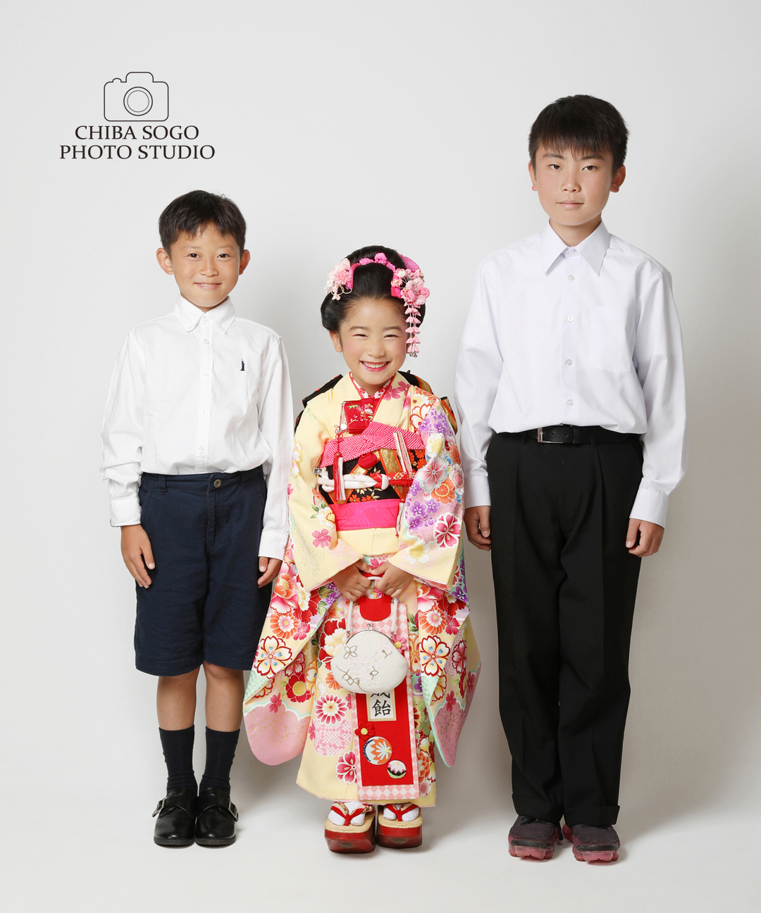 七五三記念写真撮影例(7歳女の子着物)千葉そごう写真館