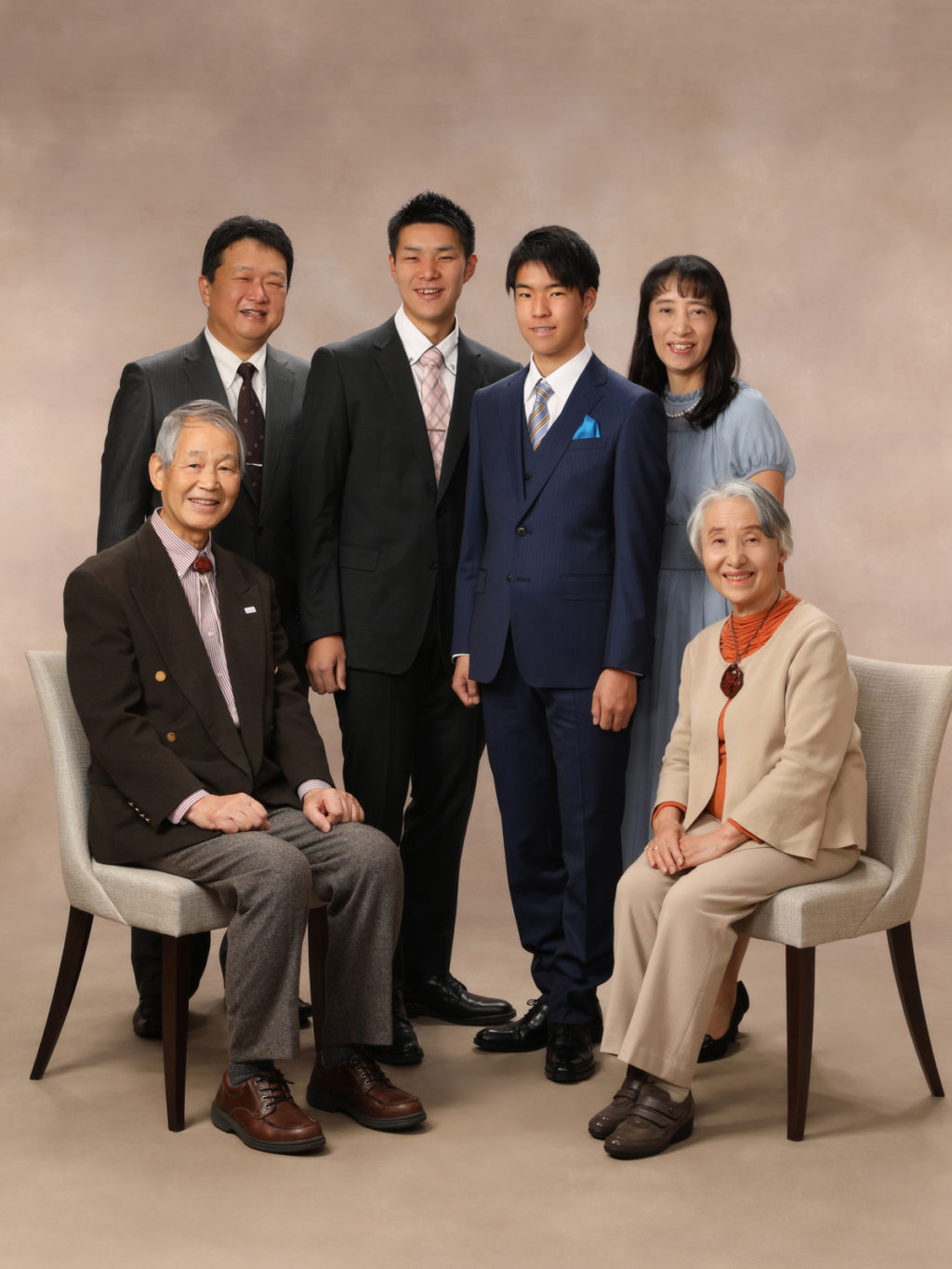 ファミリー記念写真撮影例(家族)横浜そごう写真館