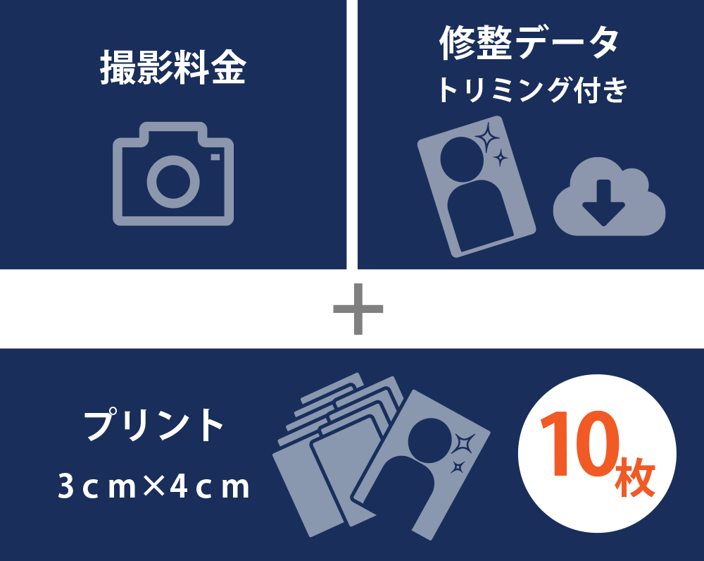 迷ったらこちらがおすすめ 《スタンダードプラン》13,200 円（横浜そごう写真館）