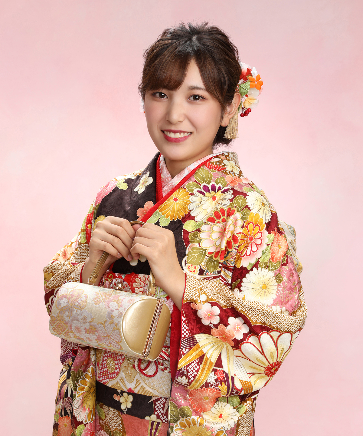 成人式記念写真撮影例 女性振袖 横浜そごう写真館 横浜そごう写真館