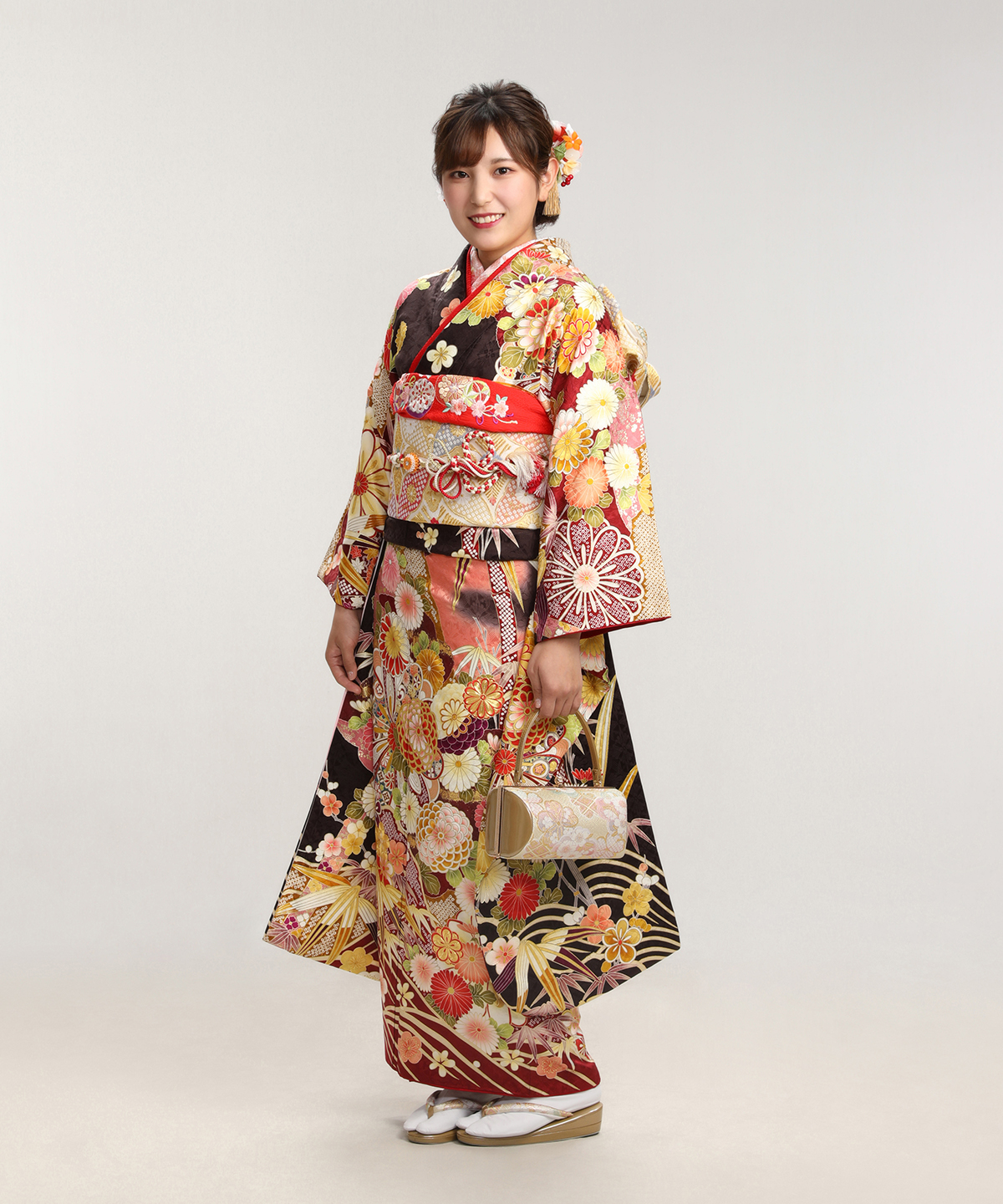 成人式記念写真撮影例 女性振袖 横浜そごう写真館 横浜そごう写真館
