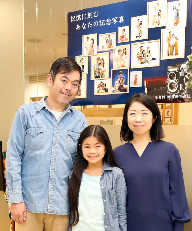 横浜そごう写真館　家族写真　横浜の写真館